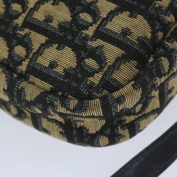 Christian Dior Trotter Canvas Chain Shoulder Bag Navy Auth yk9686 - Picture 16 of 16